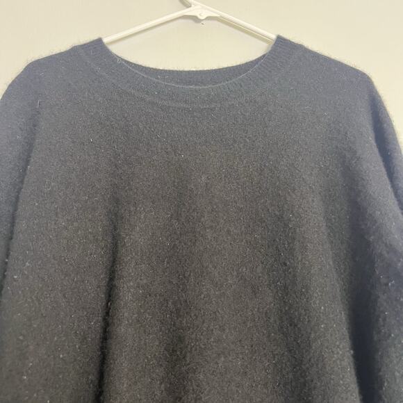41 Hawthorn Women's 100% Cashmere Crew Neck Sweater Black Sz XXL Quite Luxury - Picture 2 of 15